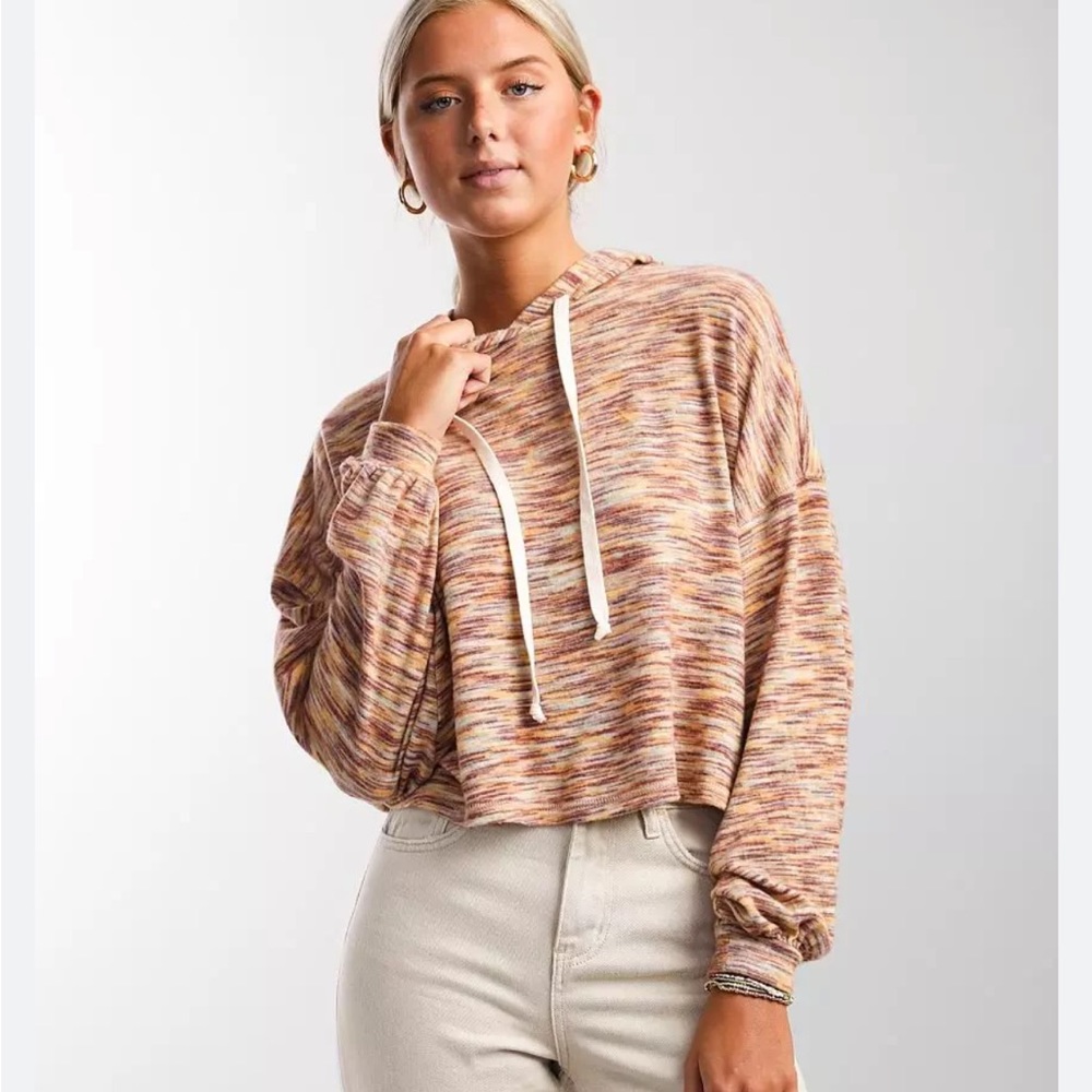 Out From Under Jenny Cropped Hoodie Sweatshirt D2